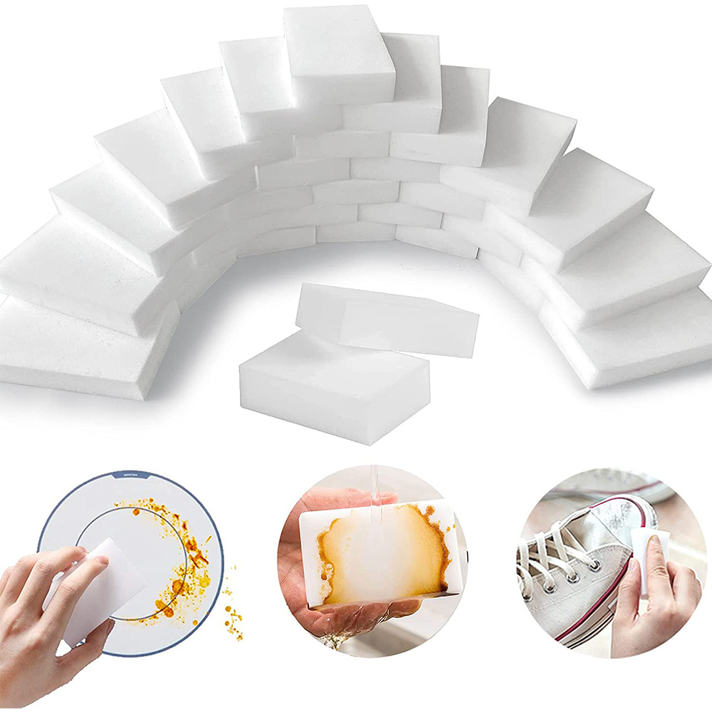 Esponja Mágica Apagador de Limpeza Almofada para Banheira, Piso, Revestimento de Cozinha e Limpeza de Paredes.