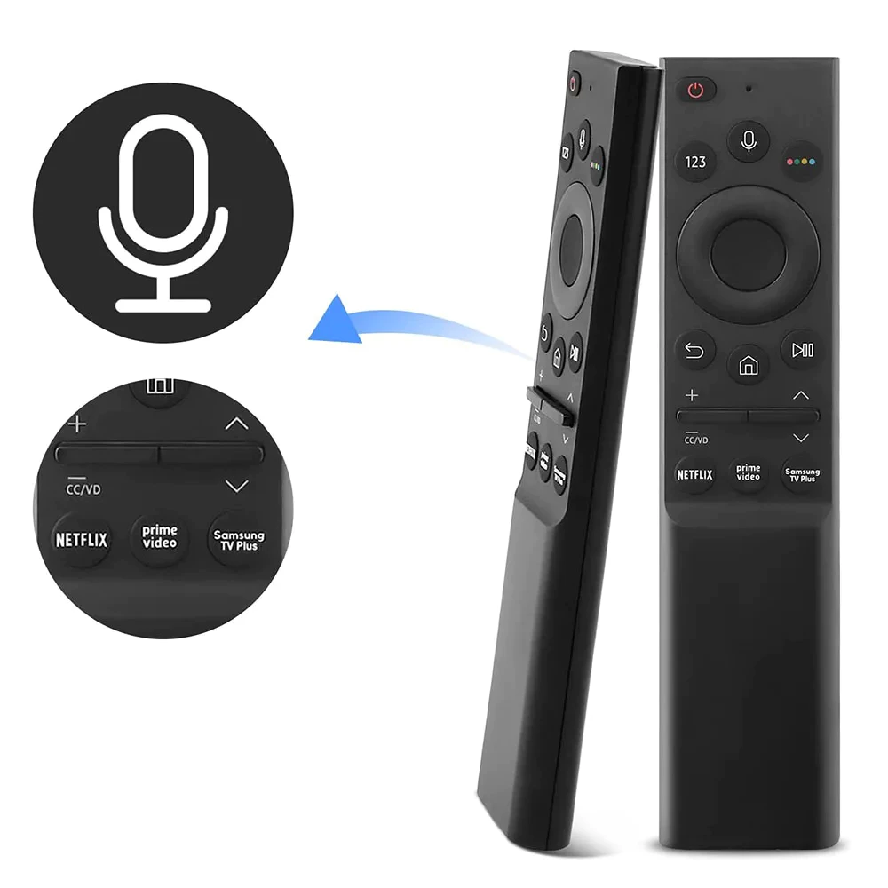 Controle Remoto De Voz De Substituição Para Samsung Smart TV 2018-2023 Crystal Q
