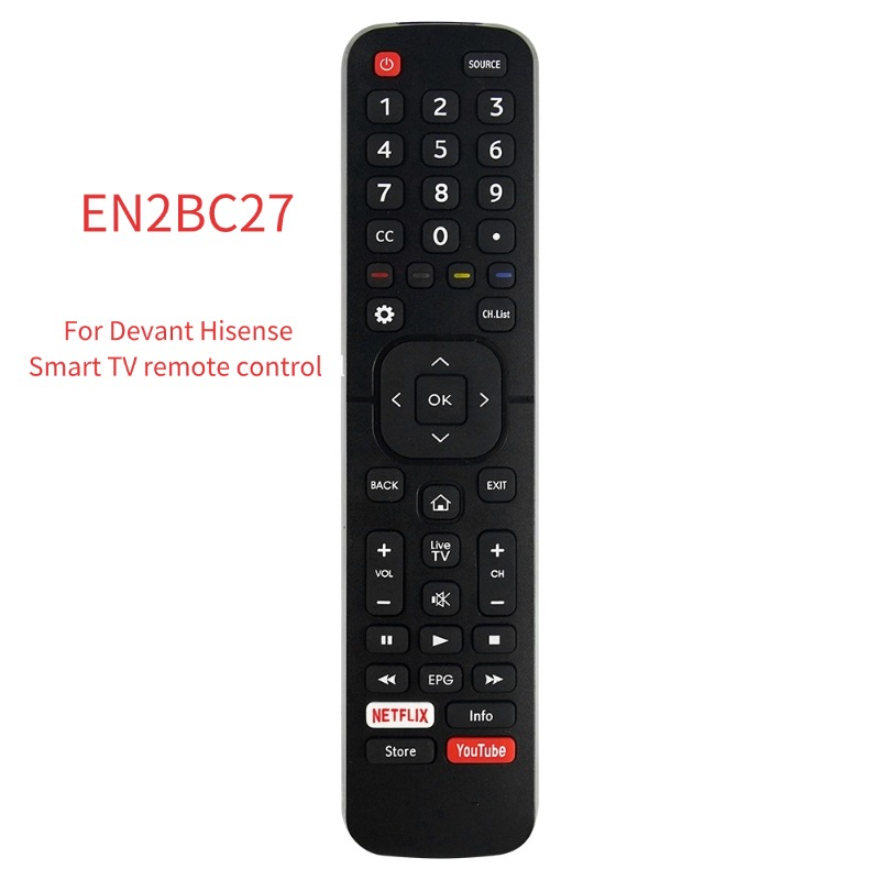 Smart TV Hisense Controle Remoto Para EN2BC27 Substituição Universal 2K 4K UHD Android TVS
