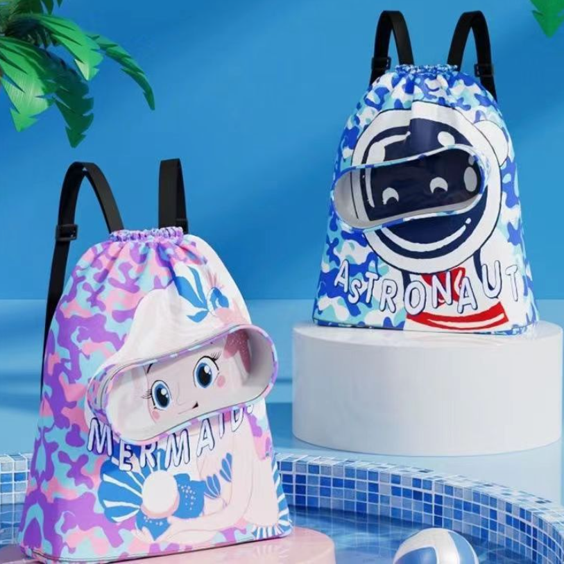 Saco De Natação Infantil Seco Molhado Separação À Prova Dwaterproof Água Armazenamento Bagpack Esportes Portátil Dos Des