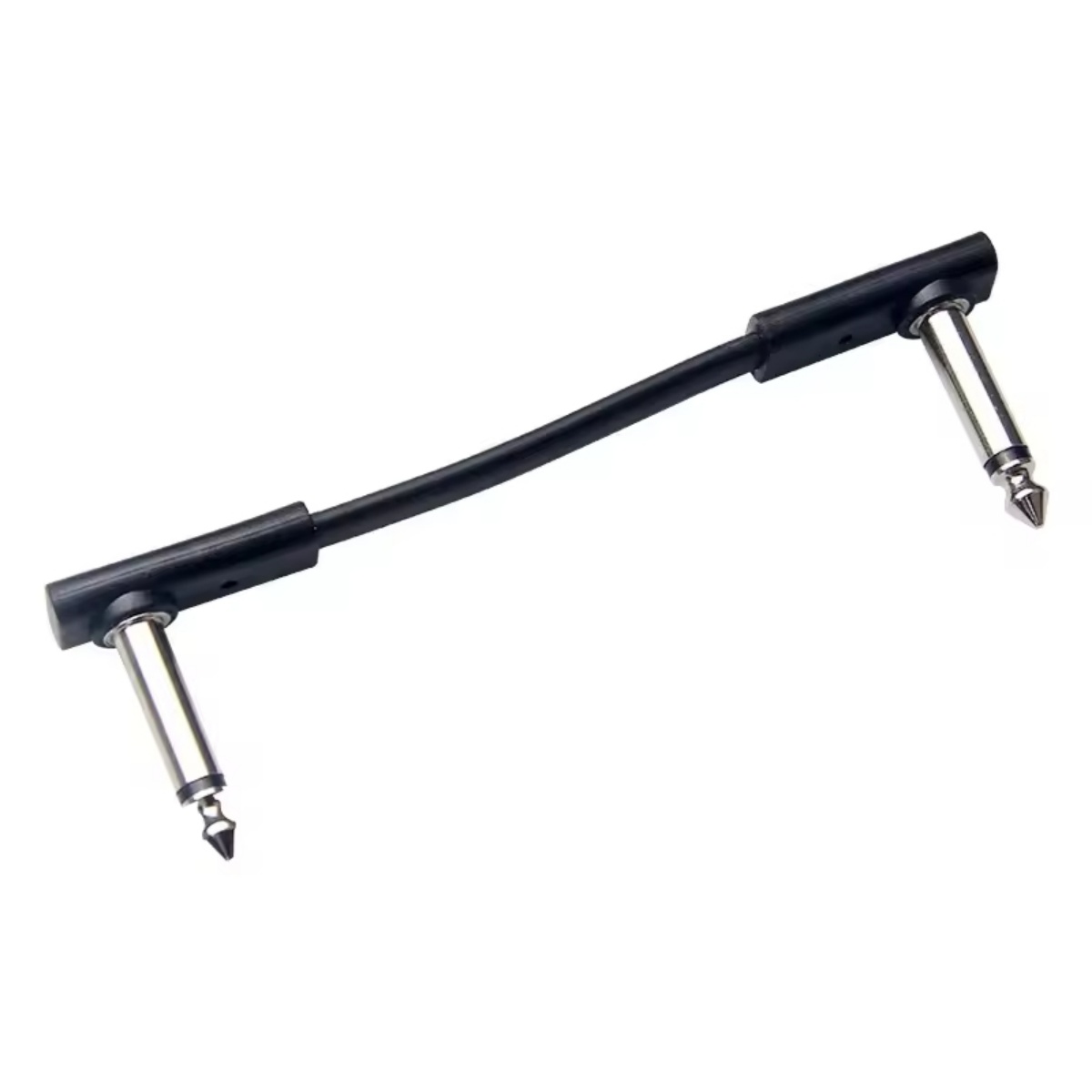 Pino De Guitarra , Palheta E Transmissor-Cabo De Remendo De Pedal De Efeito-1/4 " TS Ângulo Reto Plano (27 cm)