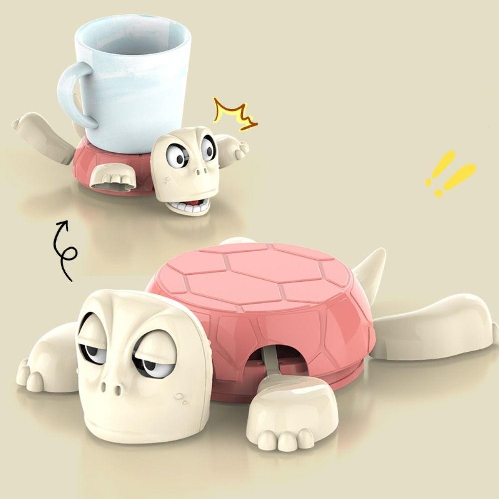 Almofada De Copo De Tartaruga Brinquedos Peculiares , Porta-Copos Pânico ABS De Imprensa , Olhos Criativos De Abertura ,