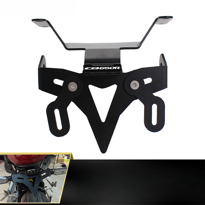 Suporte de placa para HONDA CBR CB 650R CBR650R CB650R 2019 2020, kit de suporte eliminador de paralama traseiro com