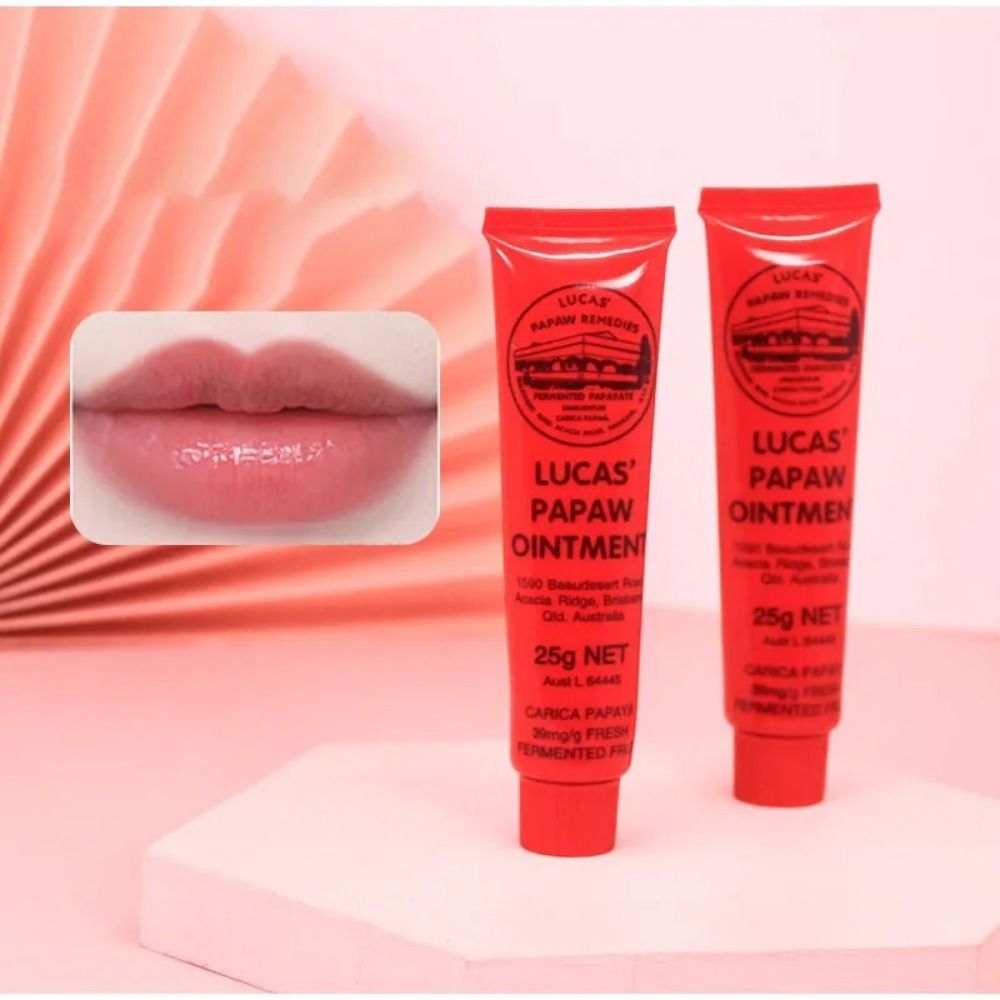 Lucas Papaia Bálsamo Labial Reparador de Pele de Papaia Creme para Tratamento de Acne Pomada para Tratamentos de