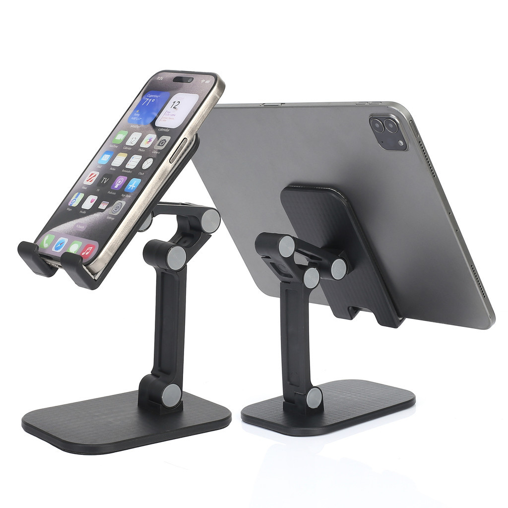 Suporte de telefone celular ajustável para tablet móvel dobrável e flexível, suporte de mesa para smartphone.