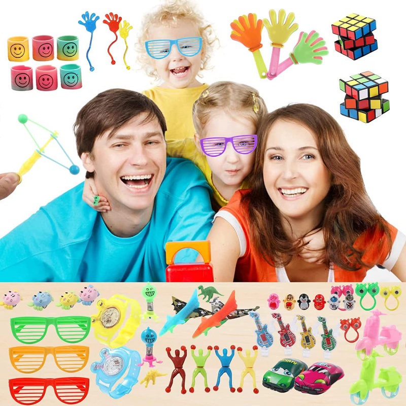 Fidget Toys 154/200 Peças Caixa Kit Presente de Aniversário Infantil Variedade de Brinquedos Pequenos Lembrancinha