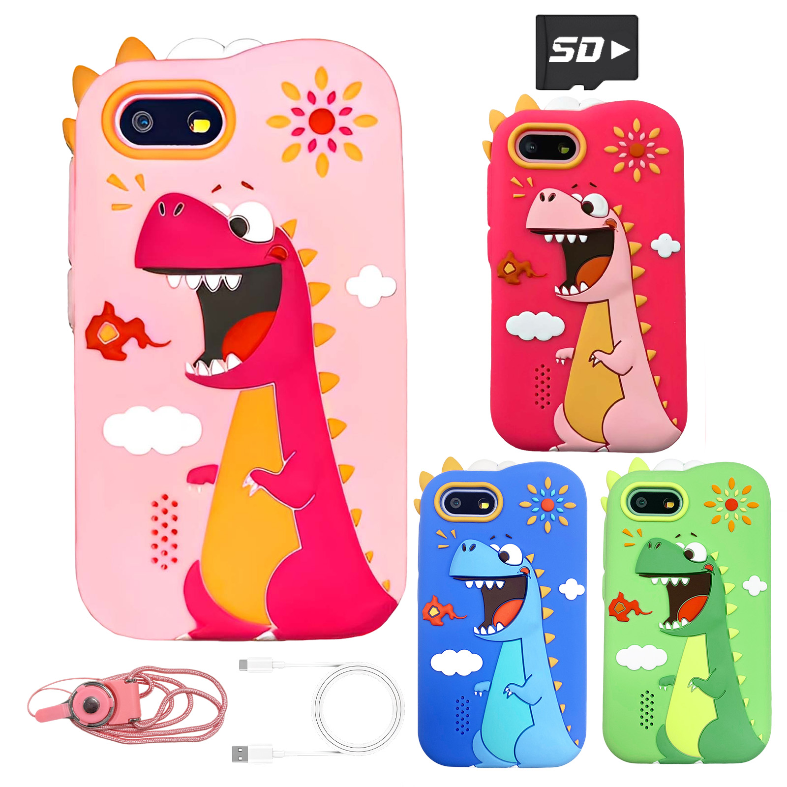 Smartphone Infantil para Crianças de 3 a 10 Anos – Tela 2,8, Câmera Dupla, Jogos Educativos, MP3 – Brinquedo