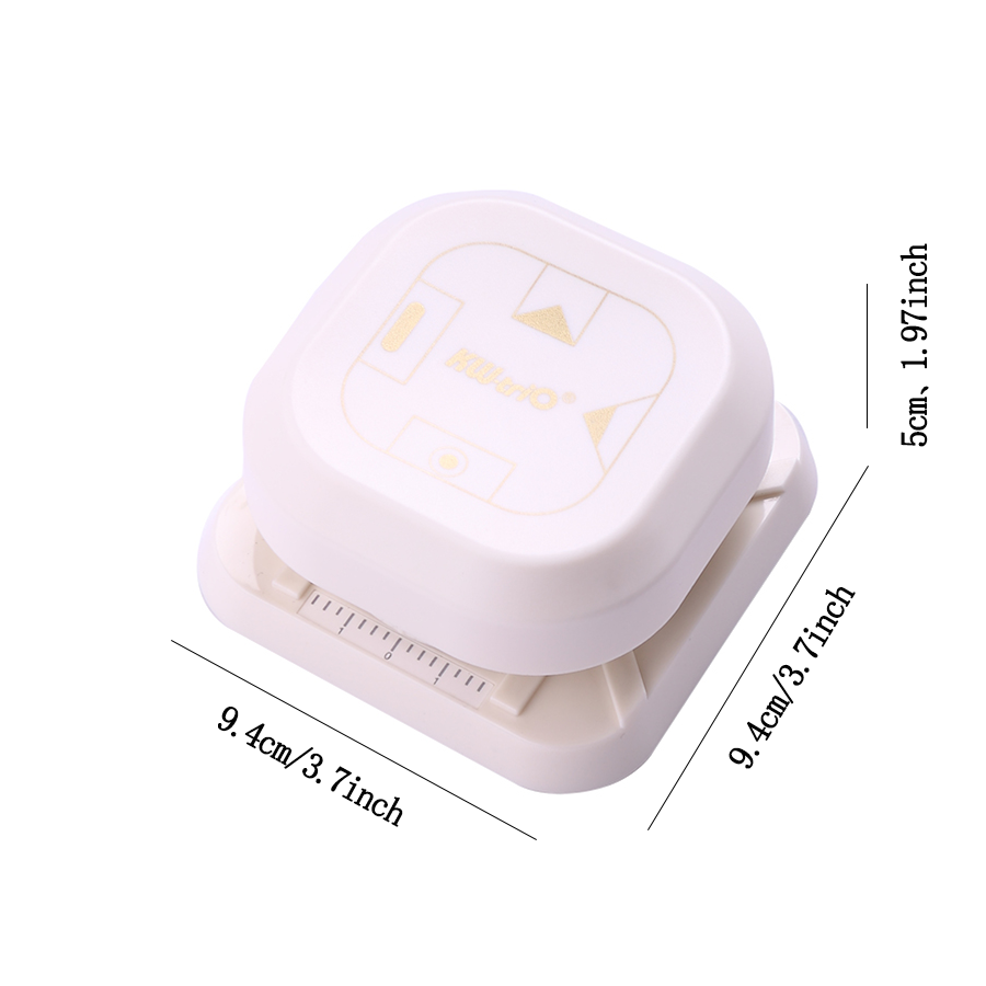 KW-triO 1 un furador de papel 4 em 1, furador de relevo multifuncional, cortador de cantos para DIY de diário e — imagem 2 de 2