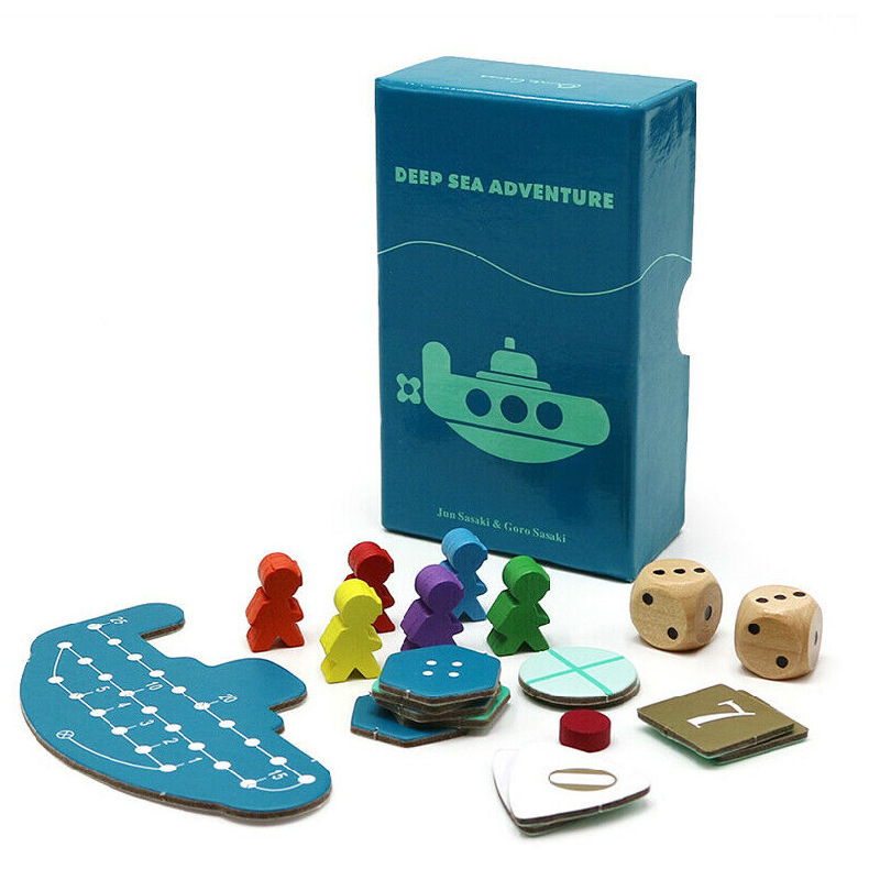 Jogo De Tabuleiro De Aventura Em Mar Profundo , Cartas Para Festa Família , Brinquedos Interativos De Entretenimento , P