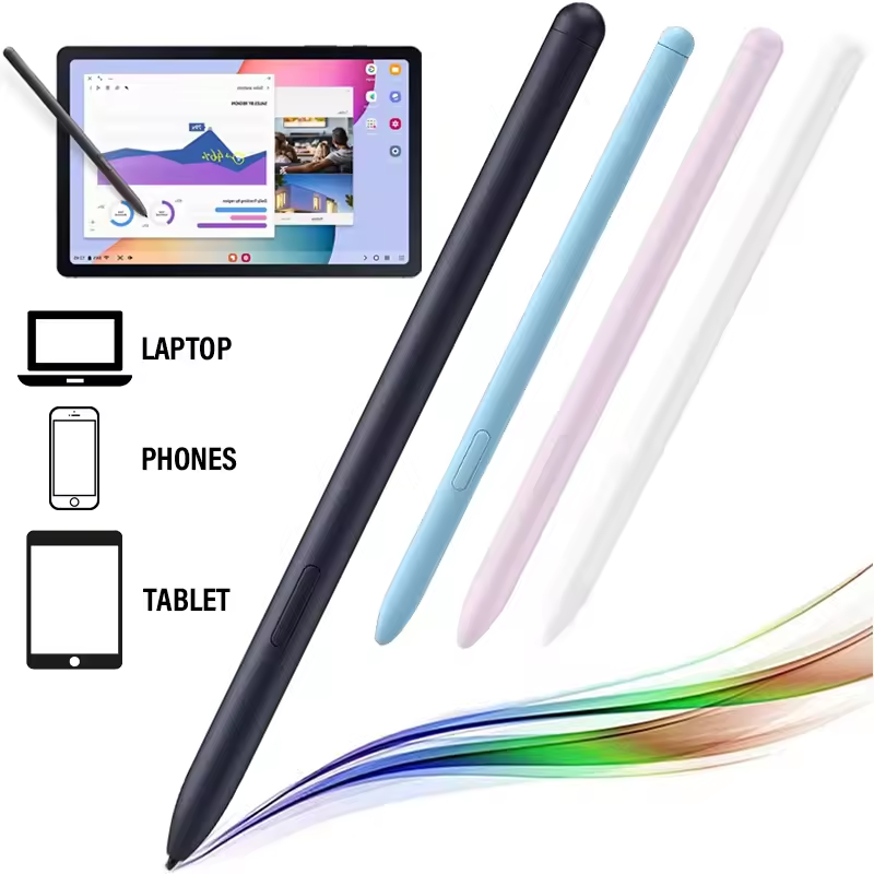 Caneta S Pen para Samsung Galaxy Tablet S8 S7 FE S6 Lite S7+ S8+ S9 S9FE S10plus S10U Tablet Caneta Stylus Touch Caneta
