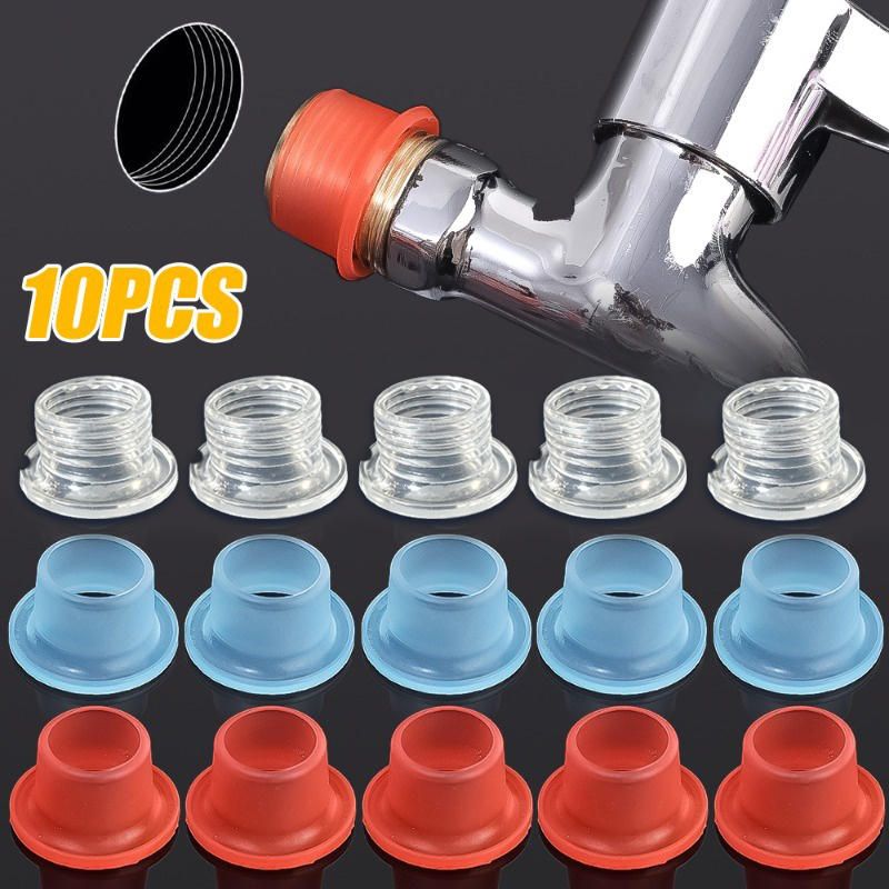 Conjunto De Junta De Vedação De Torneira De Silicone À Prova D'água , 10/30 Peças , Anéis Antienvelhecimento De Vazament