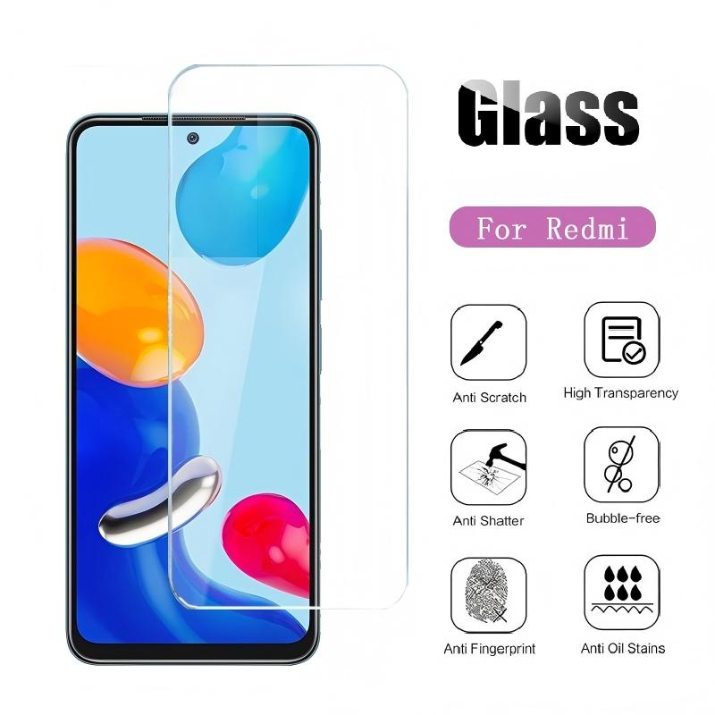 Protetor De Tela De Vidro Temperado Brilhante Para Xiaomi Redmi 15 15C A5 14C 13 A3 13C 12 12C Note 14 13 Pro Poco X7 C7