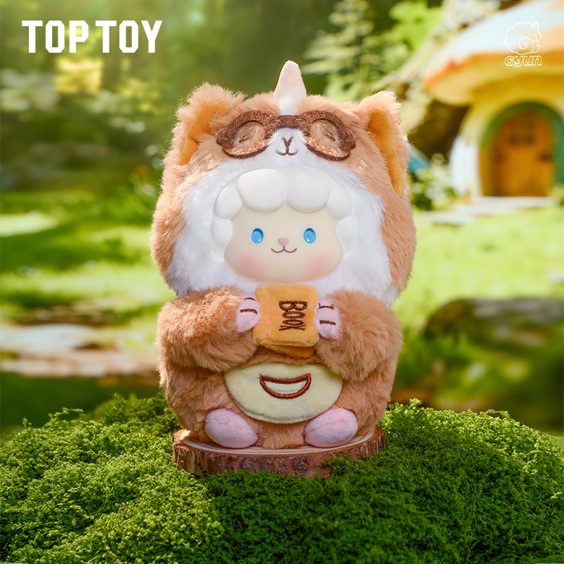 TOPTOY Gyun Series Amigos do Rato Pelúcia de Vinil Caixa Surpresa 12 x 9 x 17,5 cm