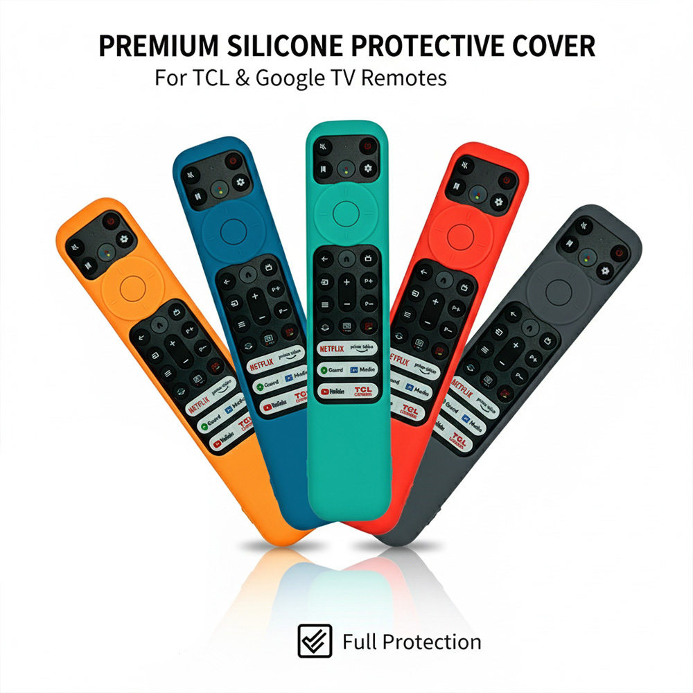 Capa De Silicone Para Controle Remoto TCL RC902V-Compatível Com Android TV Mini-LED QLED 4K UHD Smart (Netflix , Vídeo P