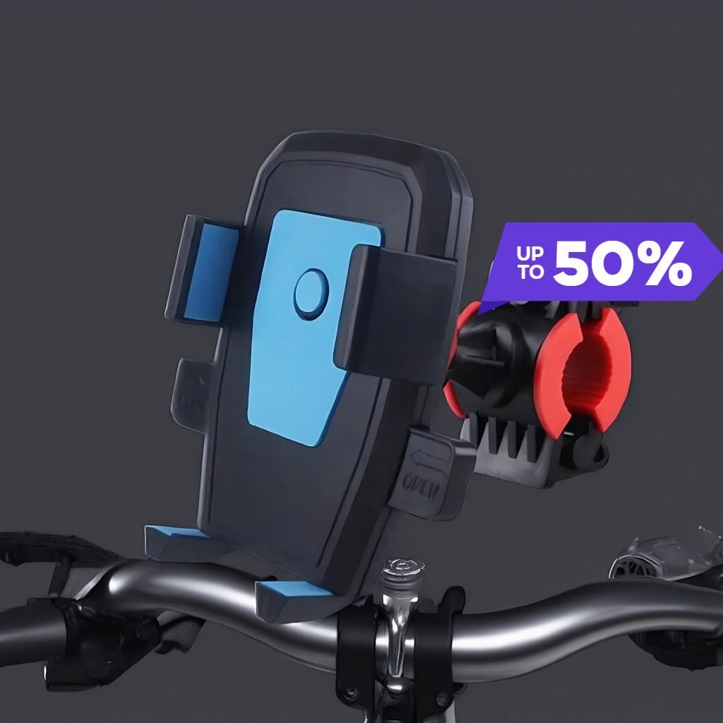  Sua visão perfeita em cada passeio. Suporte de celular 360° ajustável para guidão de bicicleta, compatível com iPhones