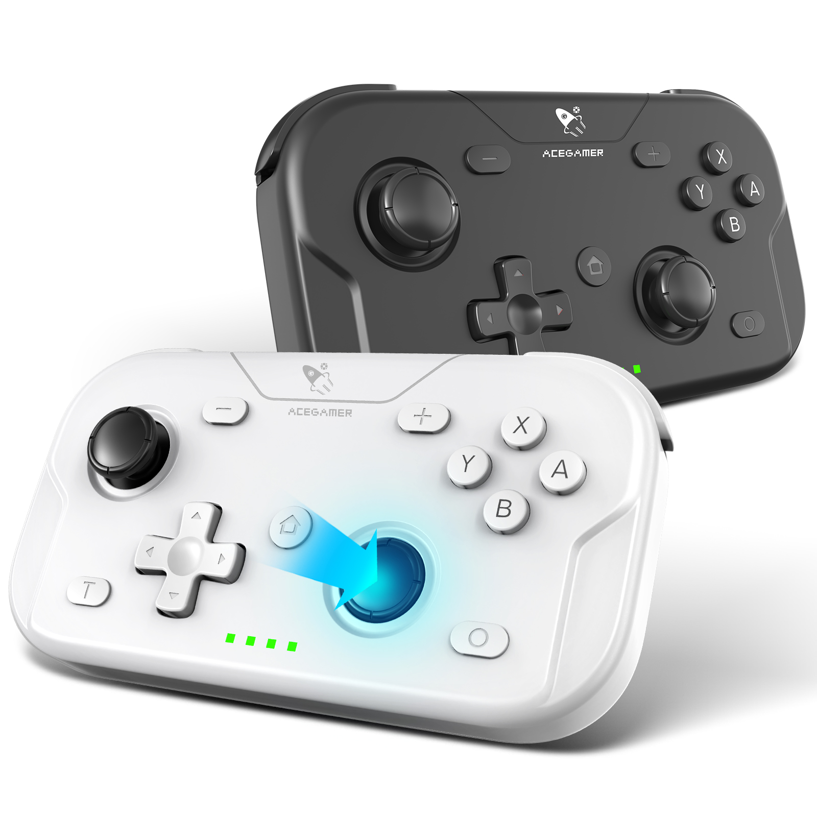 Controle de Jogo Bluetooth portátil, Mini Gamepad sem fio para Nintendo Switch, PC, Android, iOS