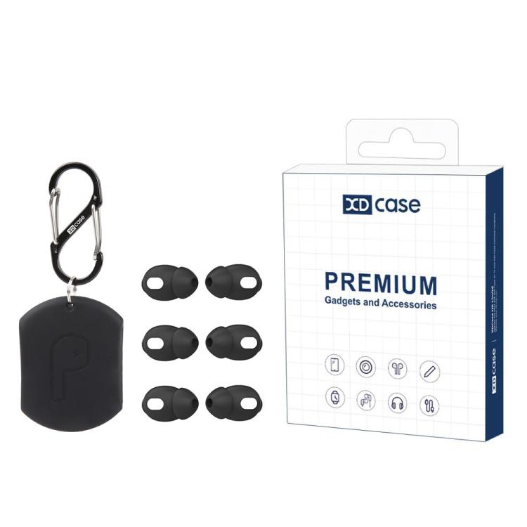 Capa Protetora Xdcase De Silicone Tampas De Ouvido Com Estojo De Armazenamento Mosquetão Para Airpods 4 Acessório