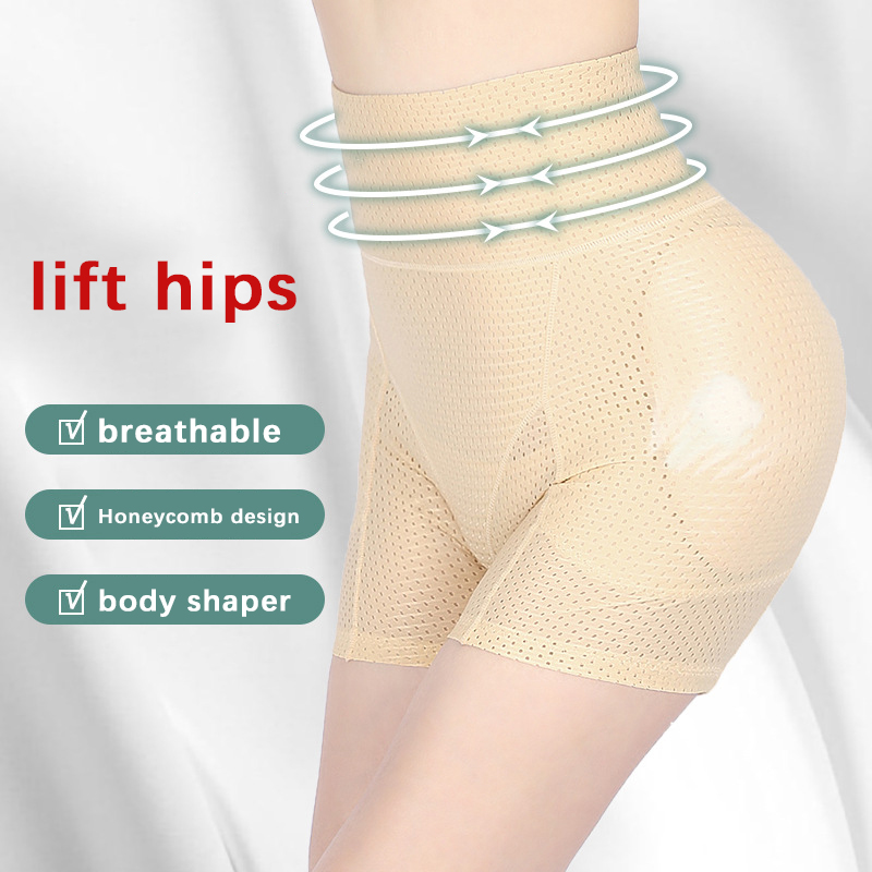Shorts Feminino para Realçar os Quadris - Calcinha de Modelador com Enchimento para Levantar o Bumbum, Sexy, Controle