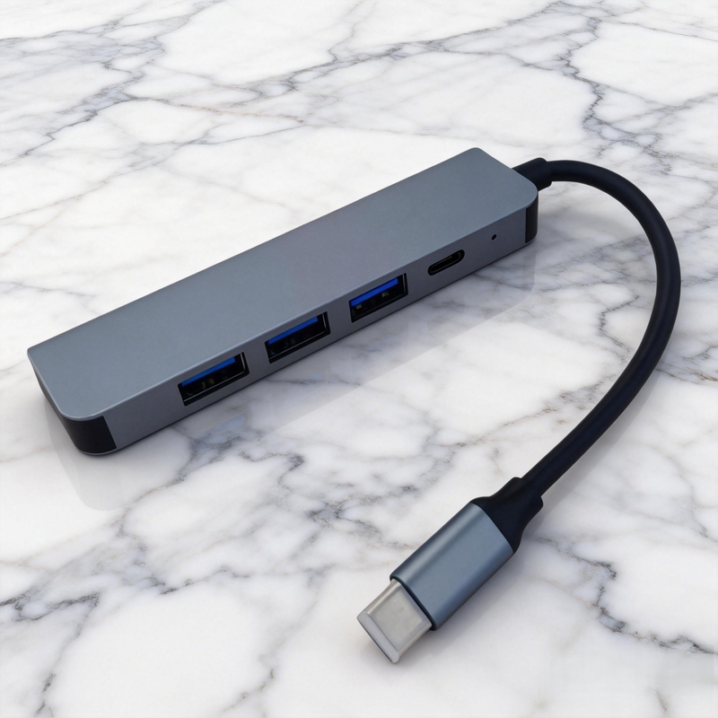 Multi-Funcional 5-Em-1 Portas Divisor Tipo-C Para HDMI-Adaptador Compatível USB Hub PD Carregamento Conversor Macbook ,