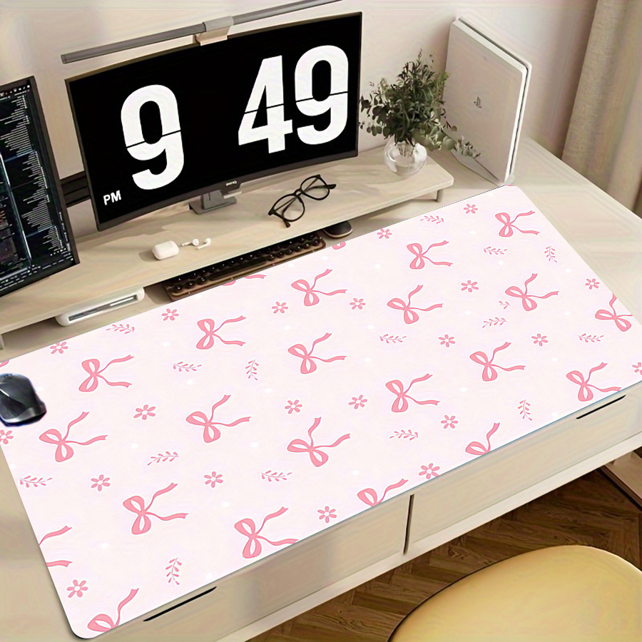 Almofada de mouse básica sólida, simples e elegante, antiderrapante, acessórios para computador, tapete de escritório na