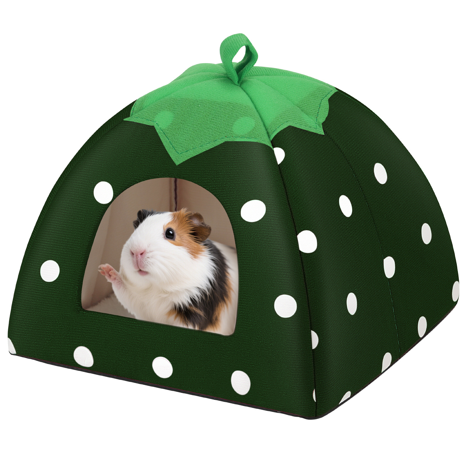 Canil Estilo Casa Para Animais De Estimação Destacável Lavável Com Almofada De Aquecimento Pequenos Cães Gatos Hamsters