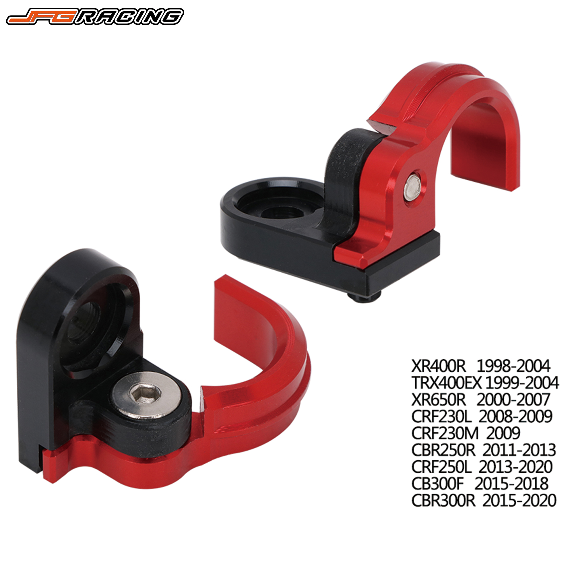 Suporte de braçadeira para mangueira de linha de freio traseiro CNC para CRF230L CRF230M CRF250L XR400R XR650R TRX400EX