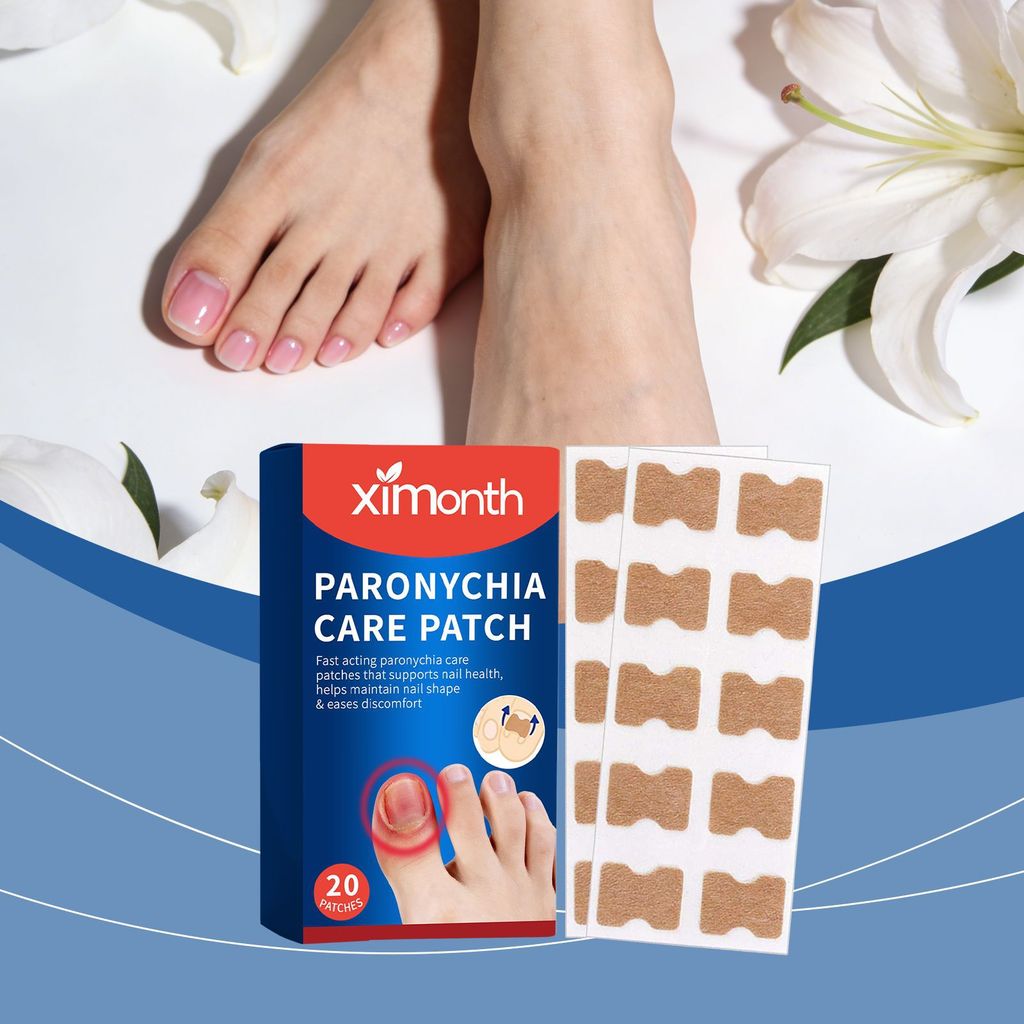 Patches Avançados para Cuidado das Unhas 20 unid. – Fórmula com Óleo Mineral e Cera de Abelha, Cuida Delicadamente da