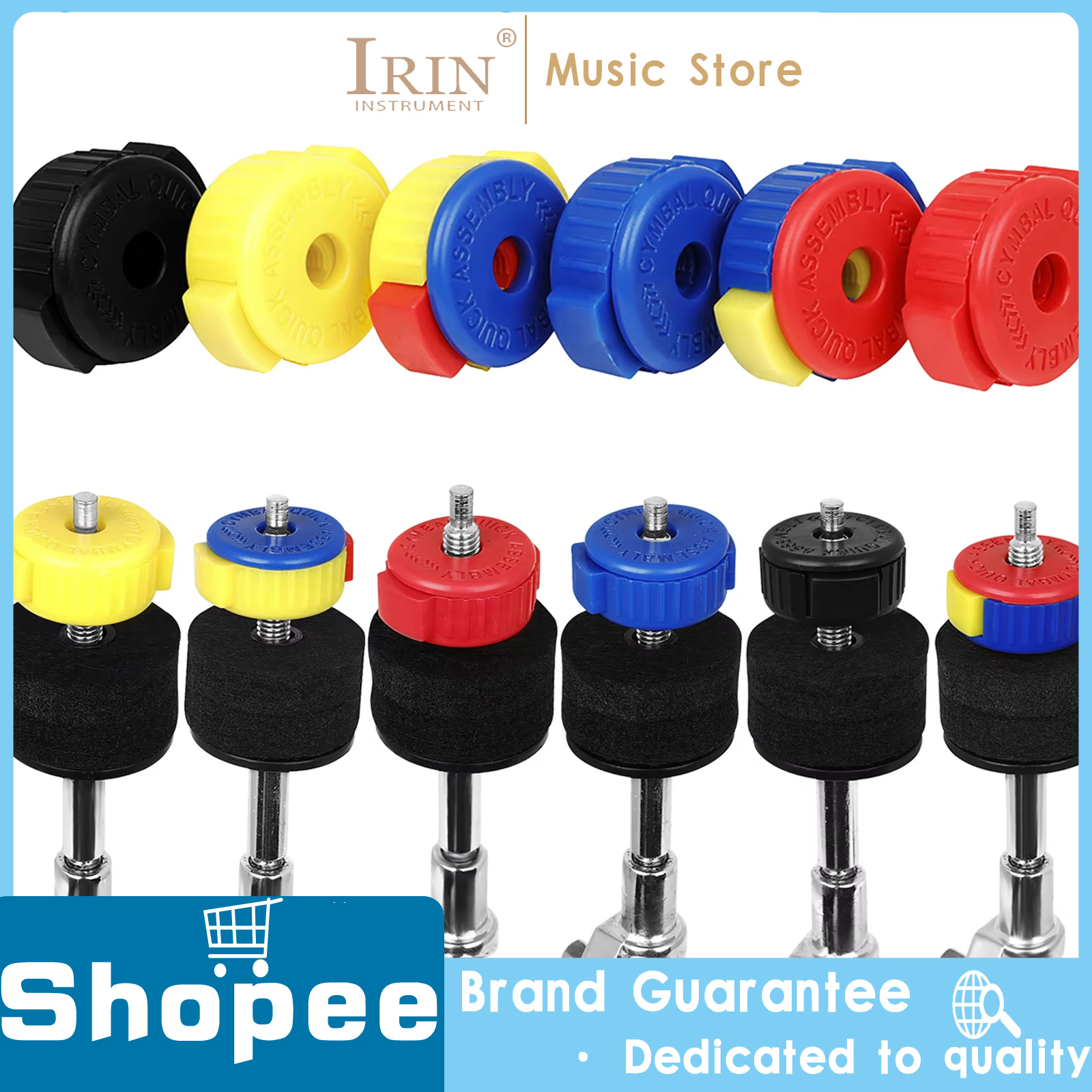 Botão de Desengate Rápido para Pratos de Bateria, Plástico ABS Colorido, Acessórios de Percussão de Substituição para