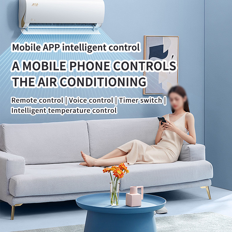 Para ar condicionado de controle de aplicação Xiaomi, controle remoto infravermelho, suporte de voz, adequado para uso c