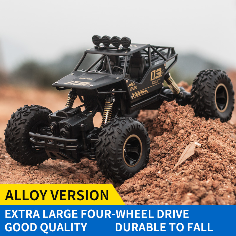 Caminhão RC de Liga para Escalada Carro Controle Remoto 4x4 Veículo Off-Road Monstro para Crianças e Adultos Presente