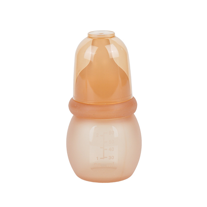 A Mamadeira De Silicone Multiuso De 60ml Para Recém-Nascidos | Leite Materno , Fórmula E Purê Aperto Adequado Viagens