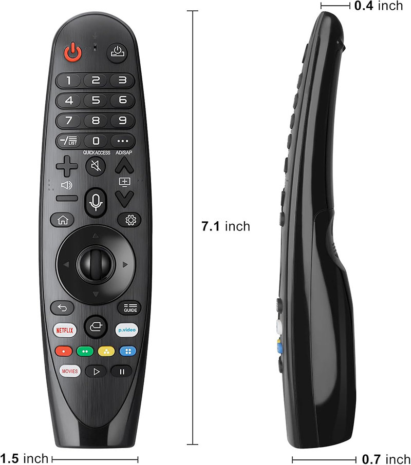 MR24GA MR24GN Magic Remote Para LG 4K QNED OLED TV com Google TV