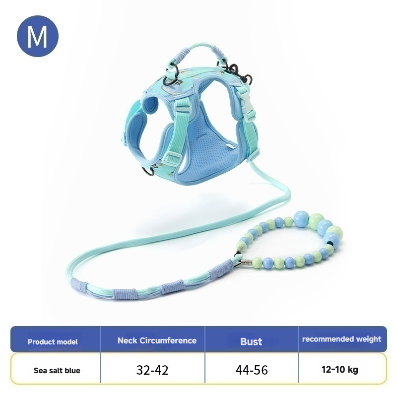 Novo Peitoral de Nylon Refletivo e Respirável para Cachorro, Durável, Ajustável para Pequenos, Médios e Grandes Cães, — imagem 2 de 2