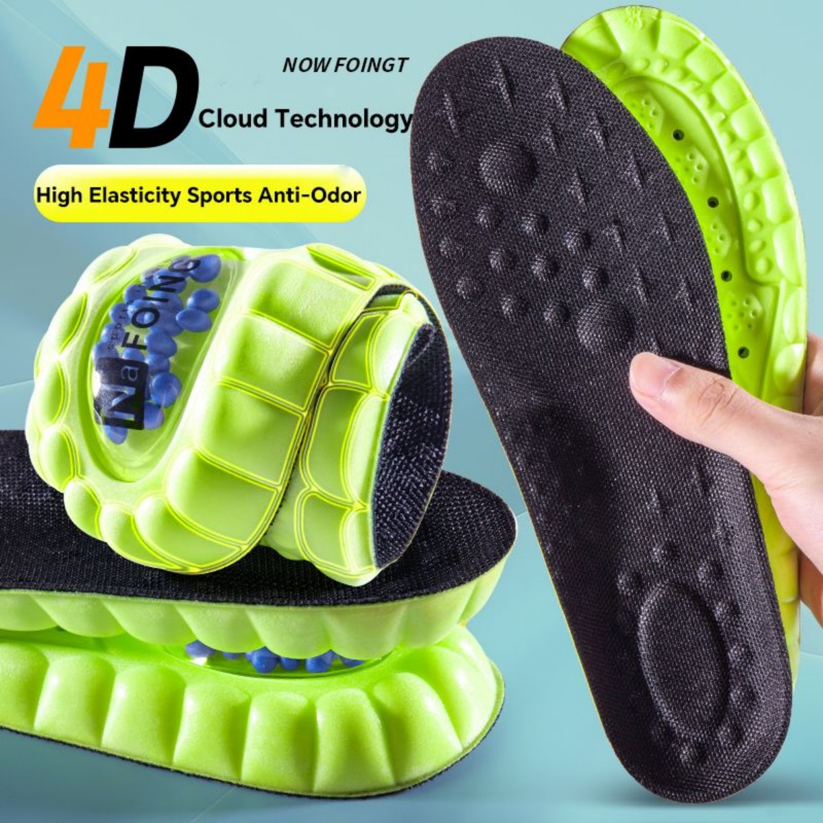 Palmilhas De Corrida Masculinas Primavera Pu Almofada De Ar Absorção De Choque Suporte De Arco Conforto Respirável