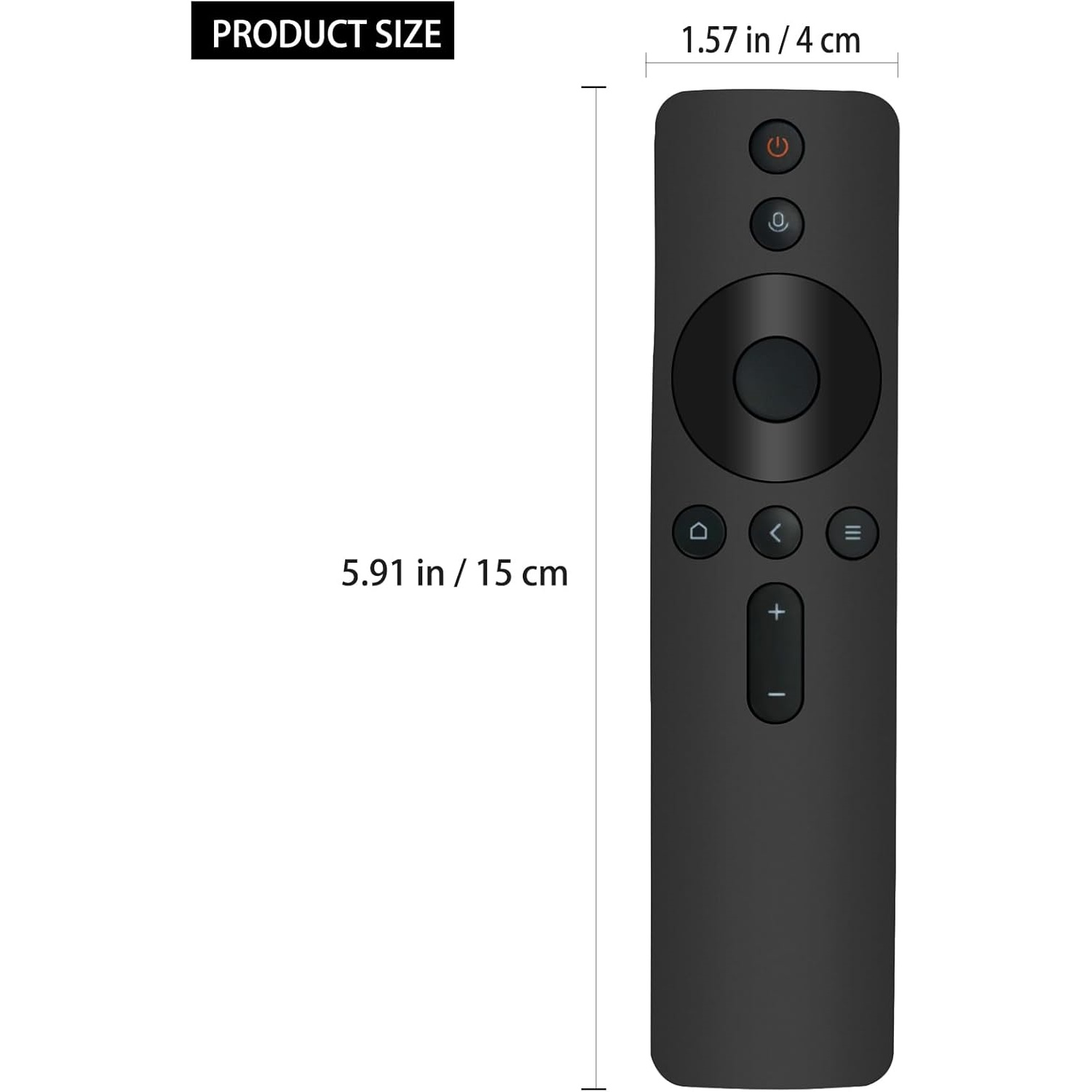 Novo Controle Remoto de Voz para Xiaomi Mi TV Box 3V 4S (M18S) Mi TV Box 4 e Mi Box 3 com Microfone