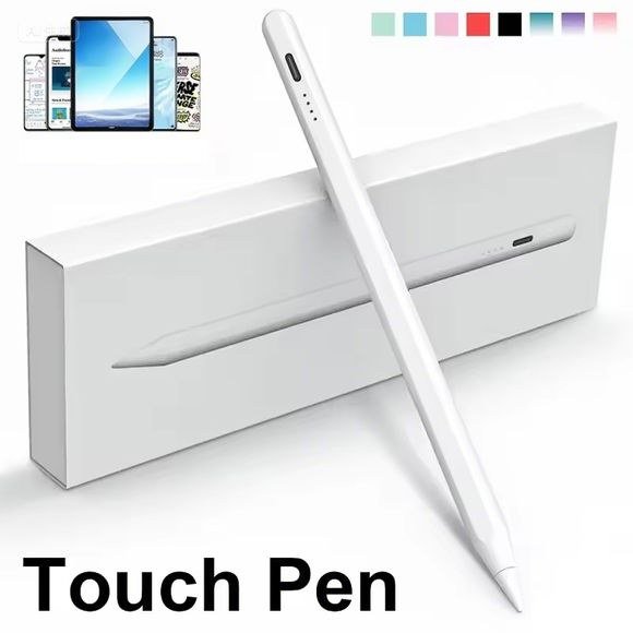 Caneta Universal Stylus para iPad Air 5 4 3 9 10a Geração Mini 6 5 Apple Pencil 2/1 iPad Pro 11 9/8/6 2018-2024 com