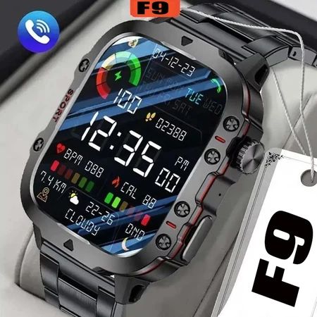 F9 2026 Smartwatch Bluetooth Chamada Esporte Monitor De Fitness Relógio