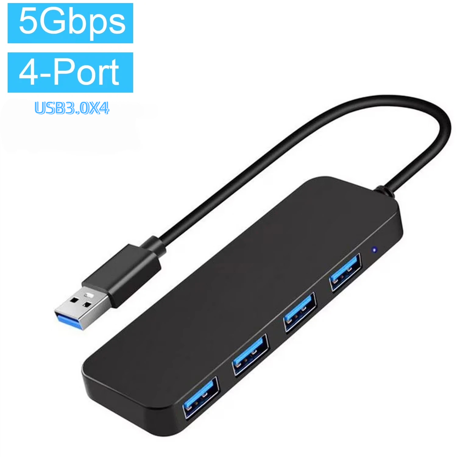 Hub USB 3.0, adaptador multiporta, hub de portas, divisor USB para laptop, PC, MacBook, Mac Pro, Mac mini, iMac, Surface