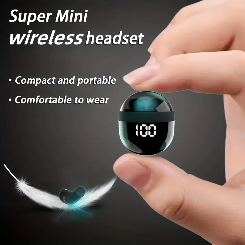 Fones de ouvido SK18 com design in-ear, cancelamento de ruído, fones TWS com display digital, fones de ouvido Bluetooth