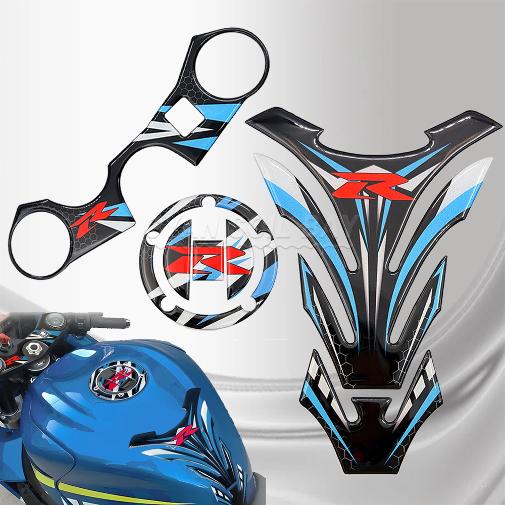 Decalques 3D Para GSXR GSX-R 600 750 1000 K11 K8 K7 Protetor De Tanque De Combustível De Motocicleta Adesivos