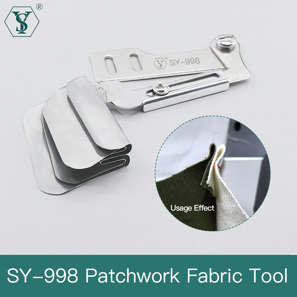 Grampo de aço SHUYU SY-998 para máquina de costura industrial, ferramenta para fazer bainha
