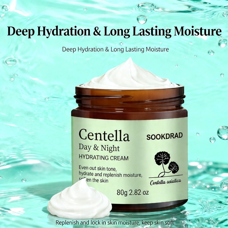 Creme Hidratante Dia & Noite com Centella, ingrediente Centella asiática, ilumina o tom da pele, hidratação prolongada,