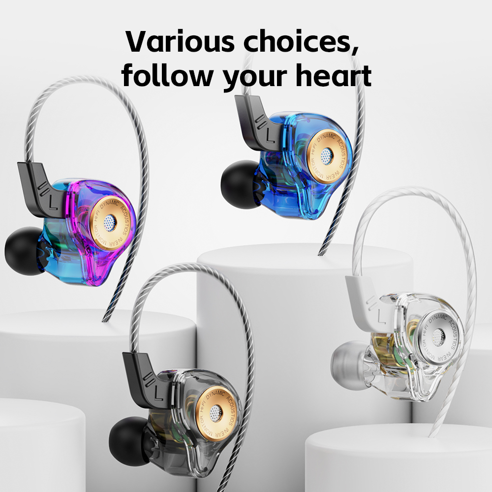 Fones de Ouvido Com Fio QKZ AK6-Ultra 3,5mm AUX Intra-Auriculares Com Microfone Som Dinâmico HIFI Fones de Ouvido