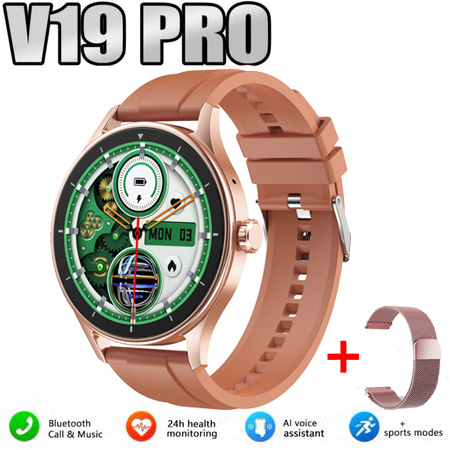 T2 PRO Smartwatch Masculino - Novidade 2026 Monitor de Frequência Cardíaca 24/7 Chamada Bluetooth Esportivo