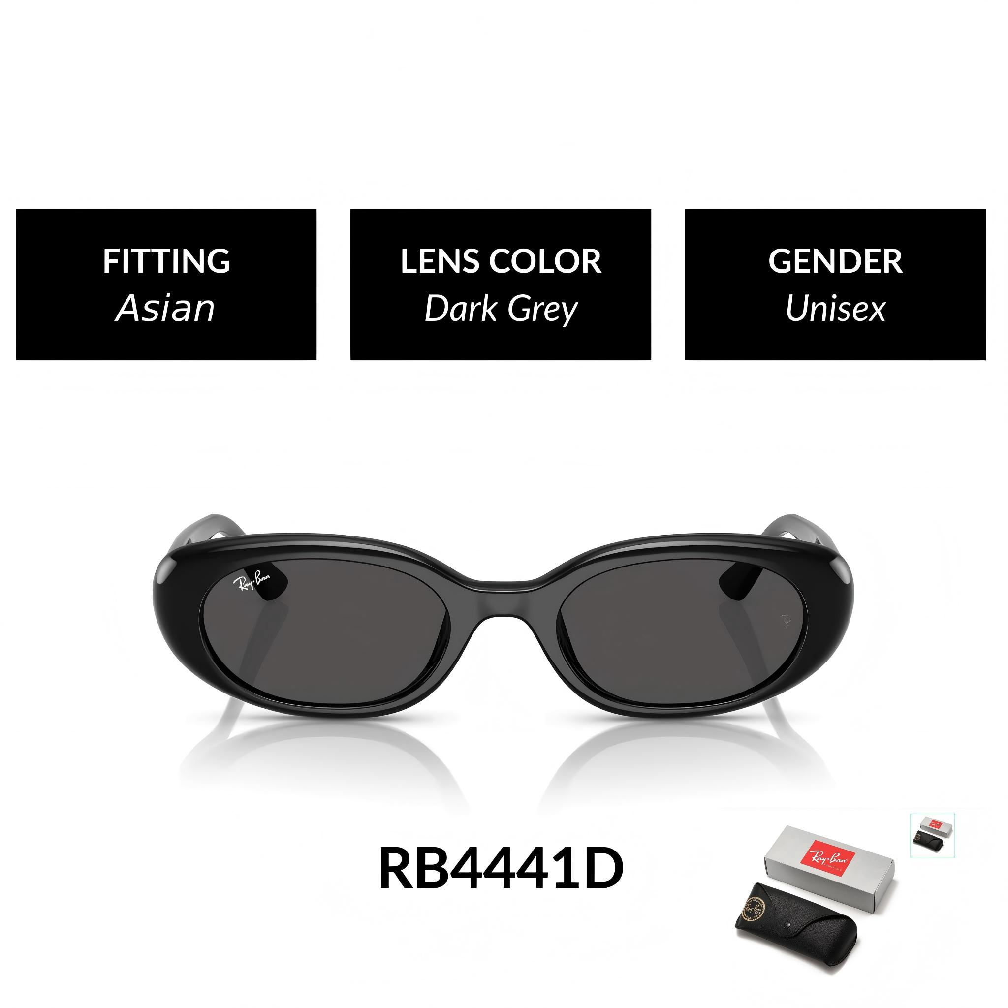 Ray-Ban Gift Box Edição Exclusiva Óculos De Sol RayBan RB4441D 53mm Armação Quadrada Polarizada Proteção UV Unissex