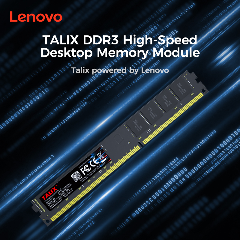 Memória DDR3 De Mesa Lenovo Talix 1 Unidade , Disponível Em Capacidade De 4 Gb Ou 8 , 1600 Mhz Fácil De Instalar , Soluç