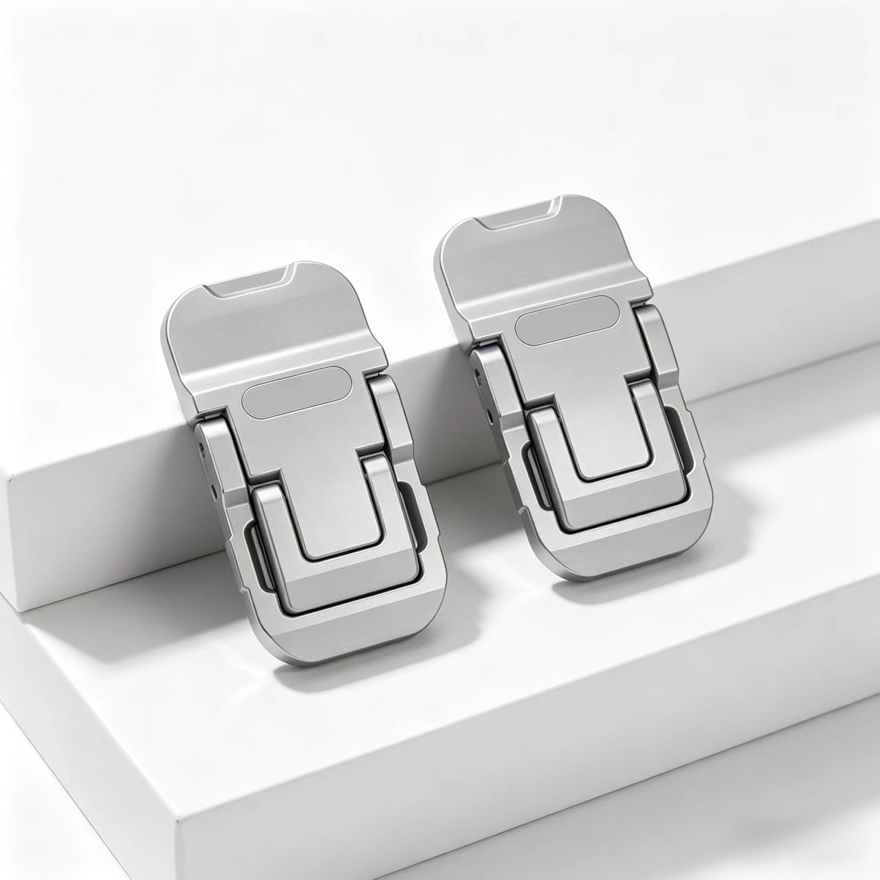 Suporte de Resfriamento em Alumínio Portátil para MacBook e Tablet Durável, Conjunto 2 Peças