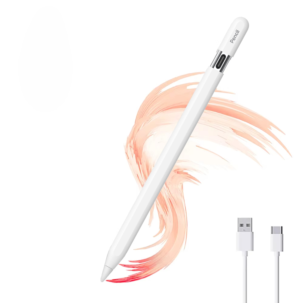 Caneta Stylus para iPad Pro 11/12, Mini, Apple Pencil Pro, iPad Air M2/M3/M4, 3a