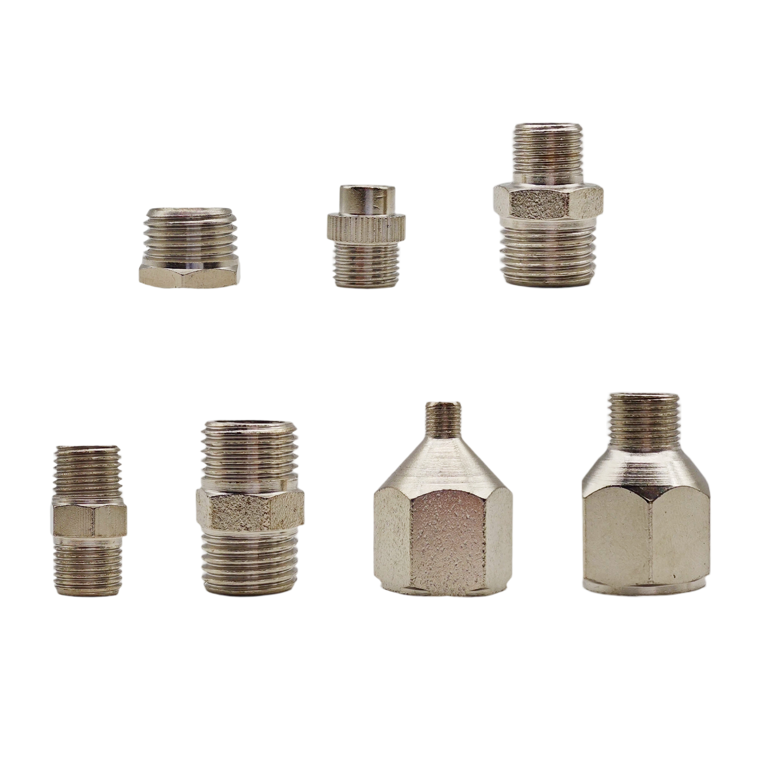 Kit Adaptador de Aerógrafo, Conversores de Rosca 1/8 e 1/4 BSP, Conexões M5×0,5 para Compressor e Pistola de Pintura