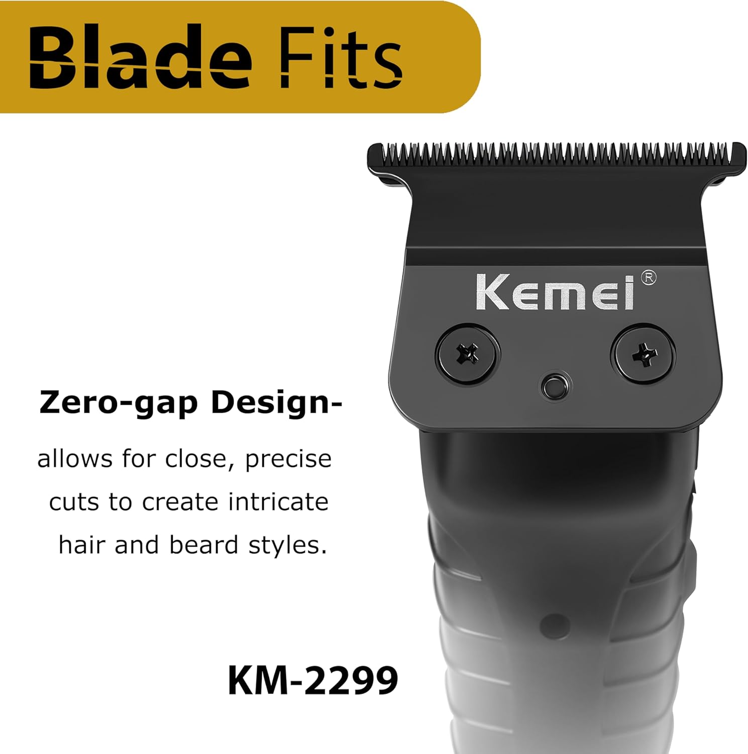 Cabeça de corte de reposição original KEMEI KM-2299, acessórios profissionais para lâminas de cortador de cabelo